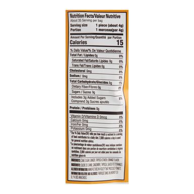 Gem Gem Orange Ginger Chewy Candy Gem Gem Orange Ginger Chewy Candy