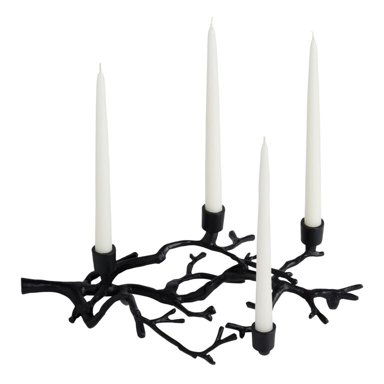 Black Branch 4 Taper Candle Holder image number 1