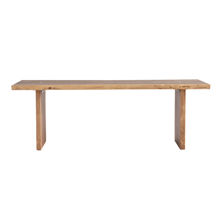Sansur Rustic Pecan Live Edge Wood Coffee Table image number 3