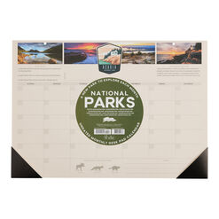 National Parks Undated Monthly Calendar Desk Pad