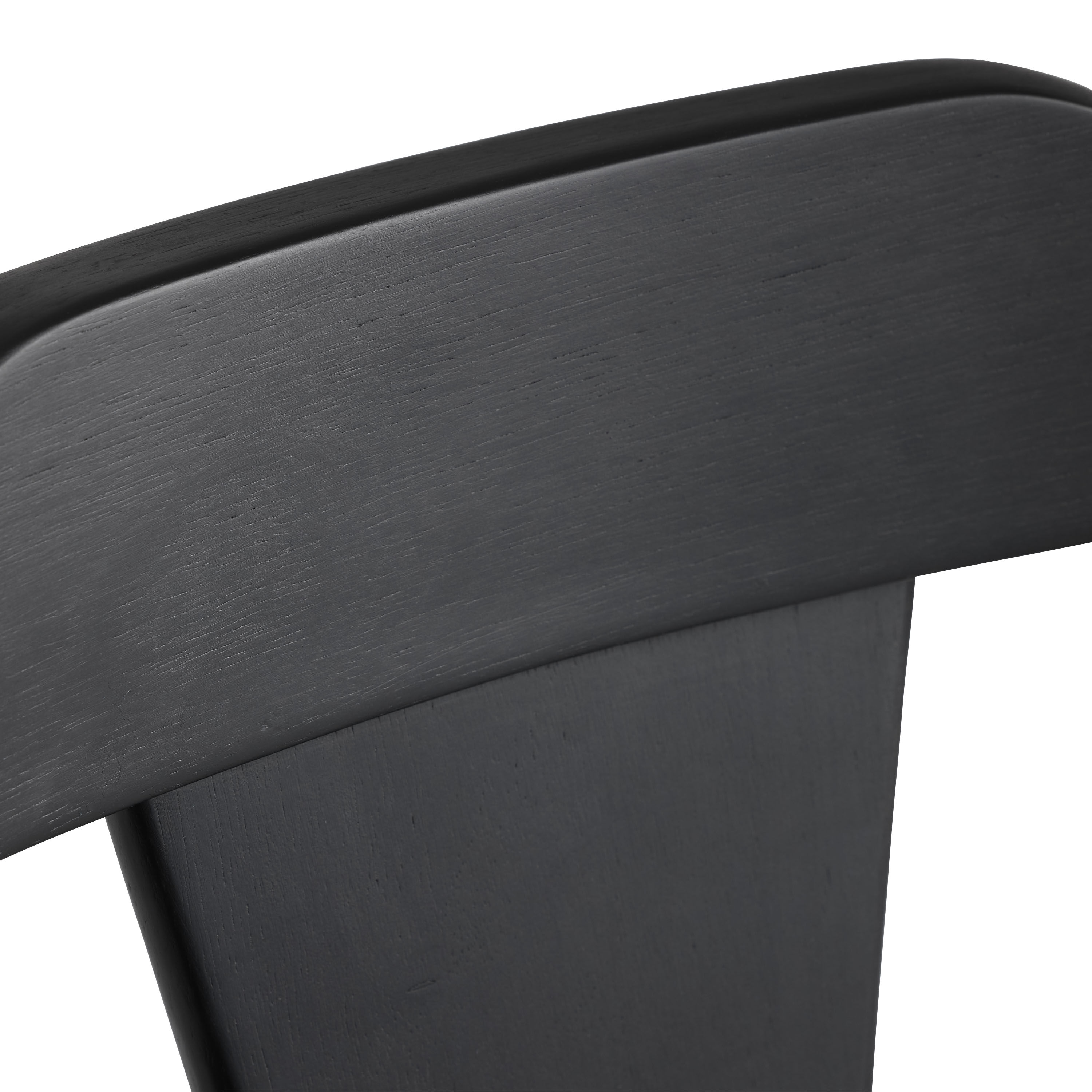 Tobi Wood Cutout Splat Back Dining Chair Set of 2 image number 4