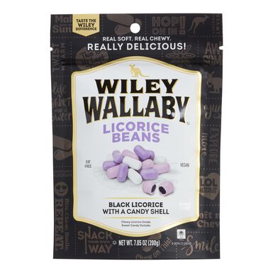 Wiley Wallaby Black Licorice Beans Wiley Wallaby Black Licorice Beans