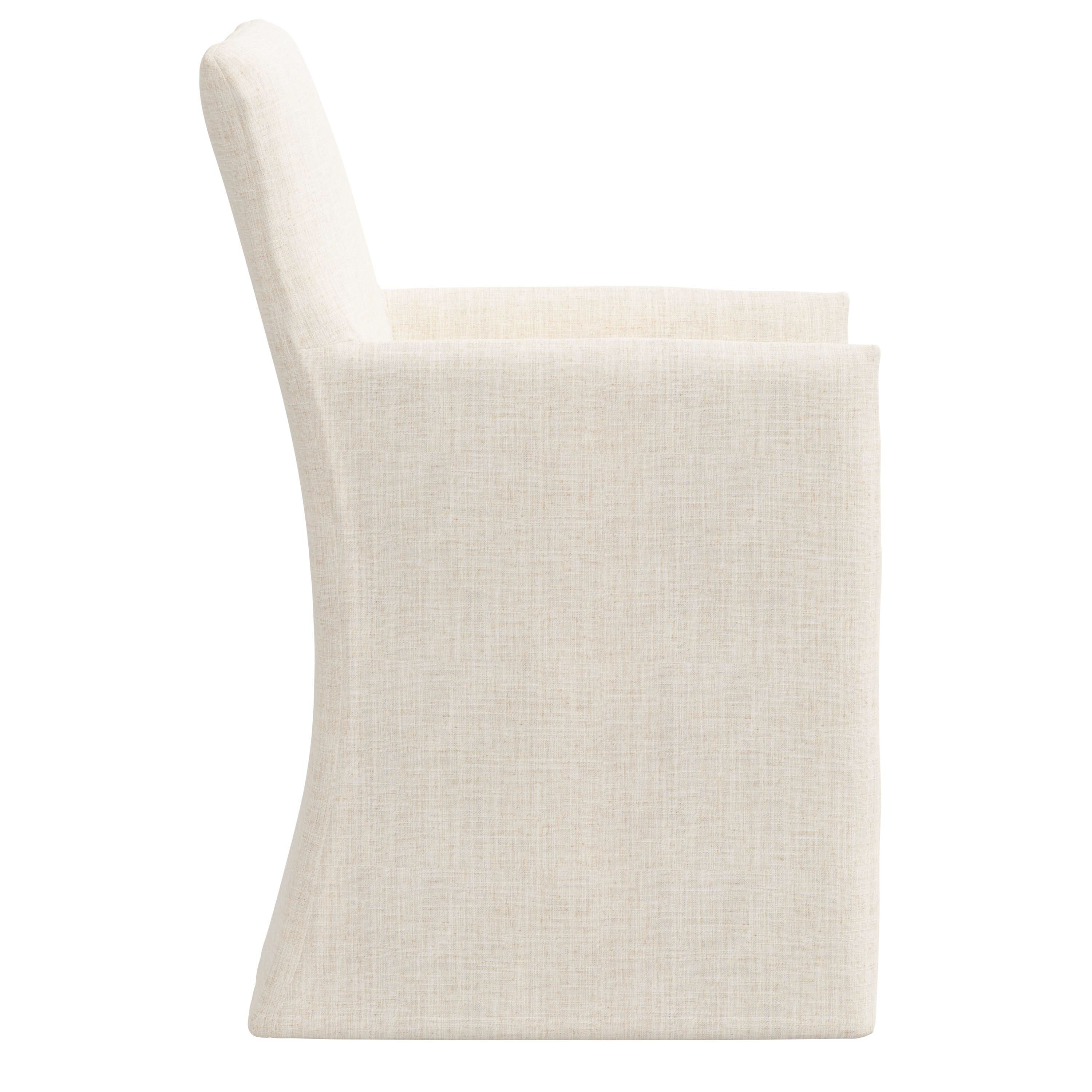 Landon Linen Slipcover Dining Armchair image number 2