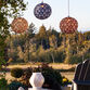 Round Dewdrop Fabric Lantern Pendant Lamp image number 3