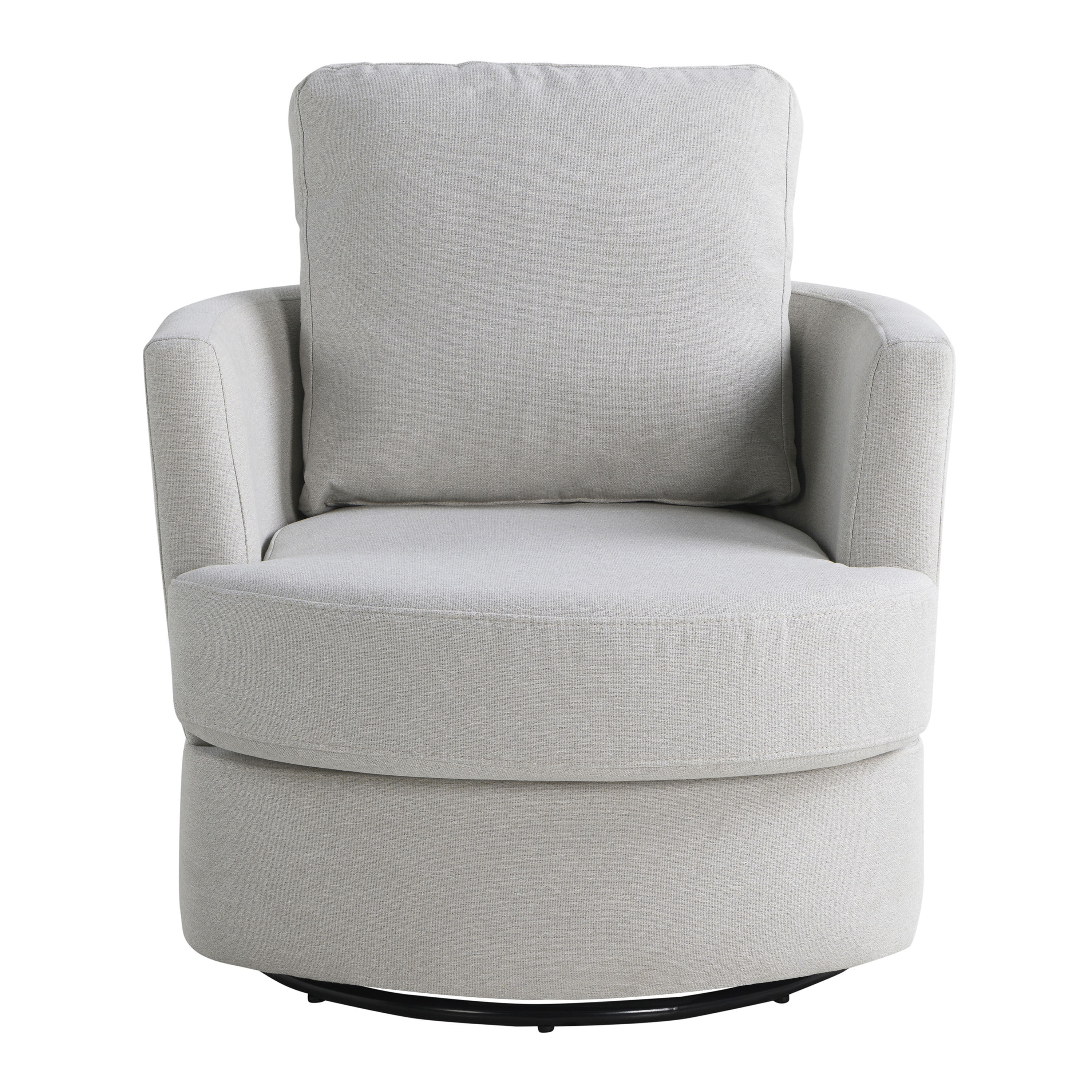 Henslowe Curved Back Upholstered Swivel Chair image number 2