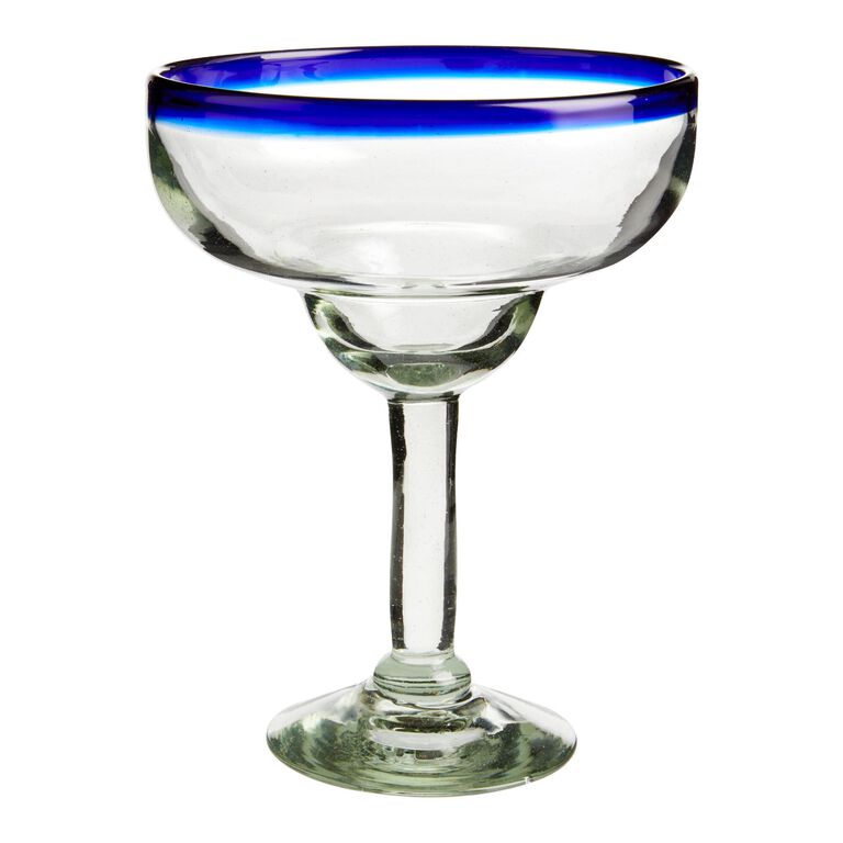 Hand Blown Martini  Margarita Glass (or Ceviche dish) with Cooler