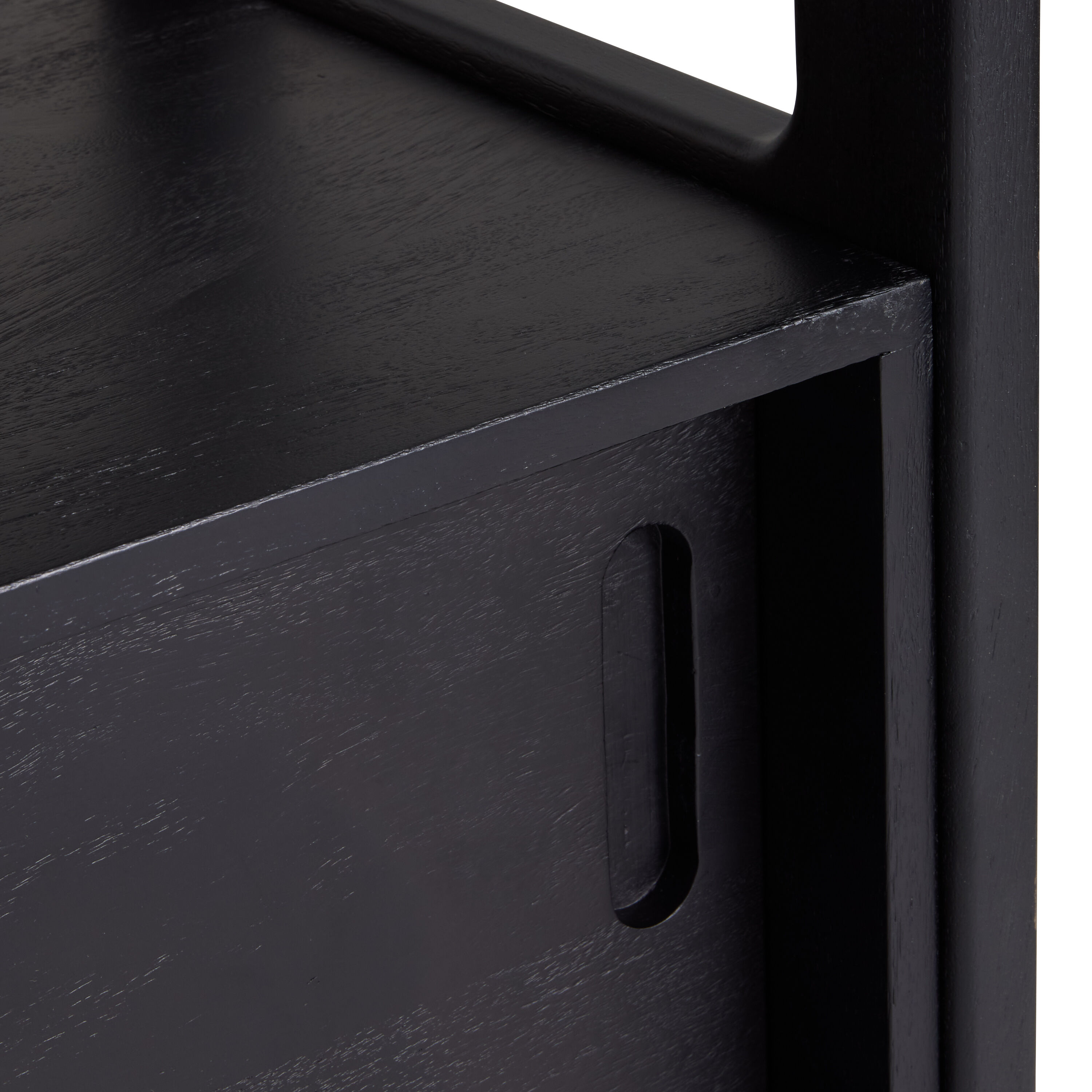 Dane Modular 48 Inch Media Wall System with Cabinet Bookshelves 3 Piece Set image number 5