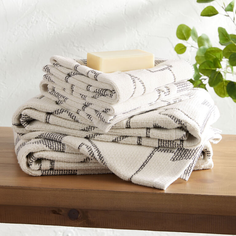 Anew Geometry Kitchen Tea Towel, Quick Drying and Absorbent