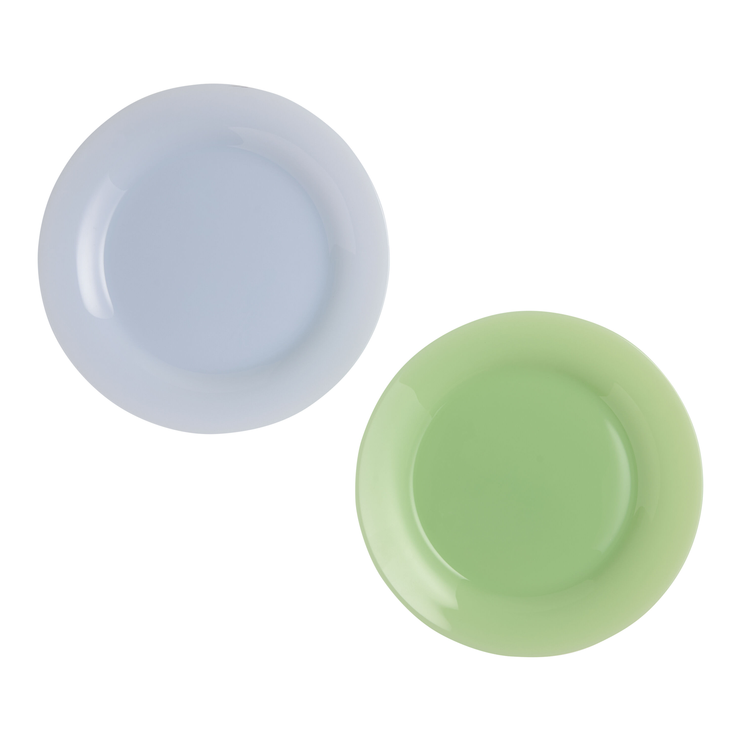 Colored Milk Glass Salad Plate