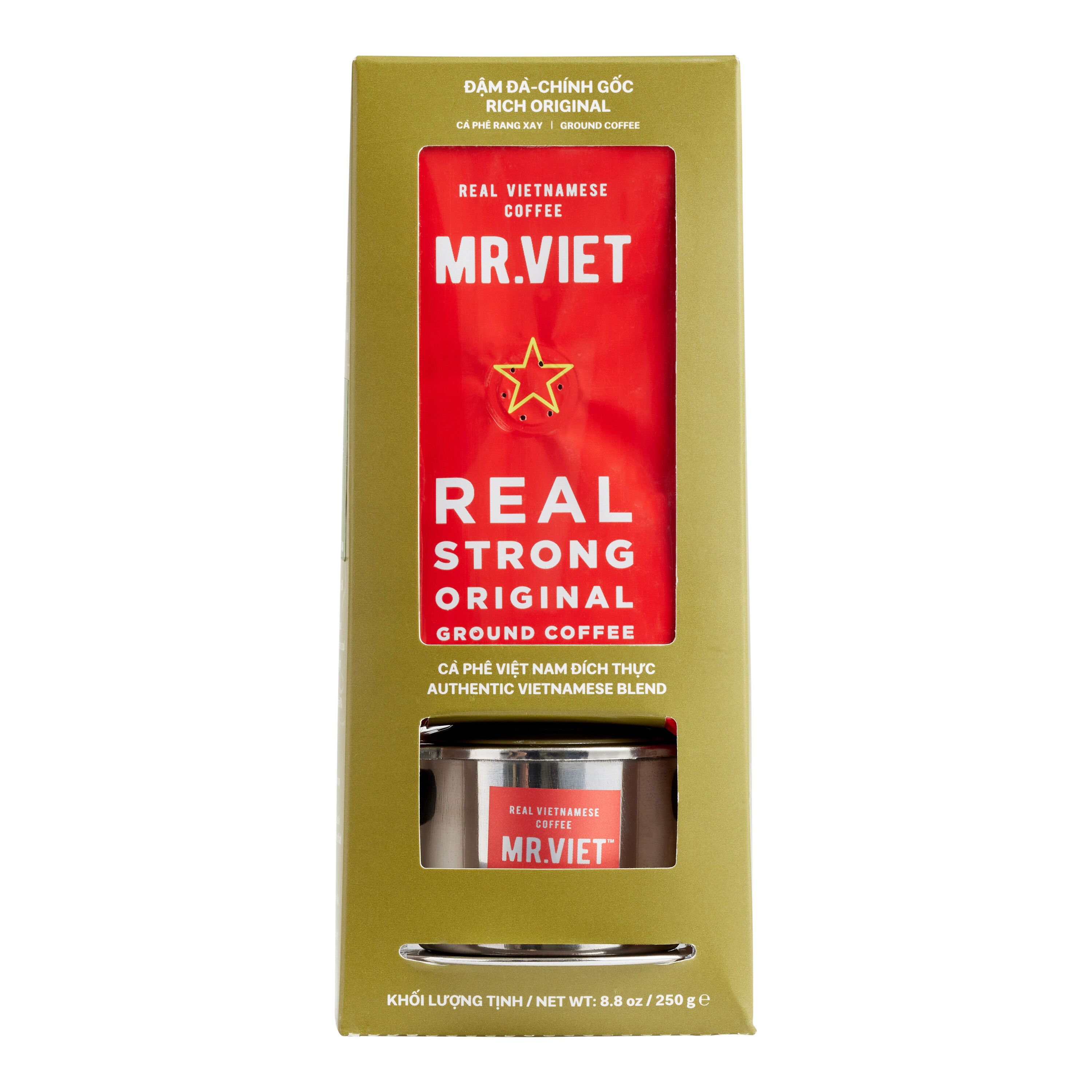 特価ブランド Mr. Market World - Set Gift Coffee Ground Strong Real Viet コーヒー