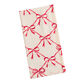 White and Red Bow Napkin image number 0