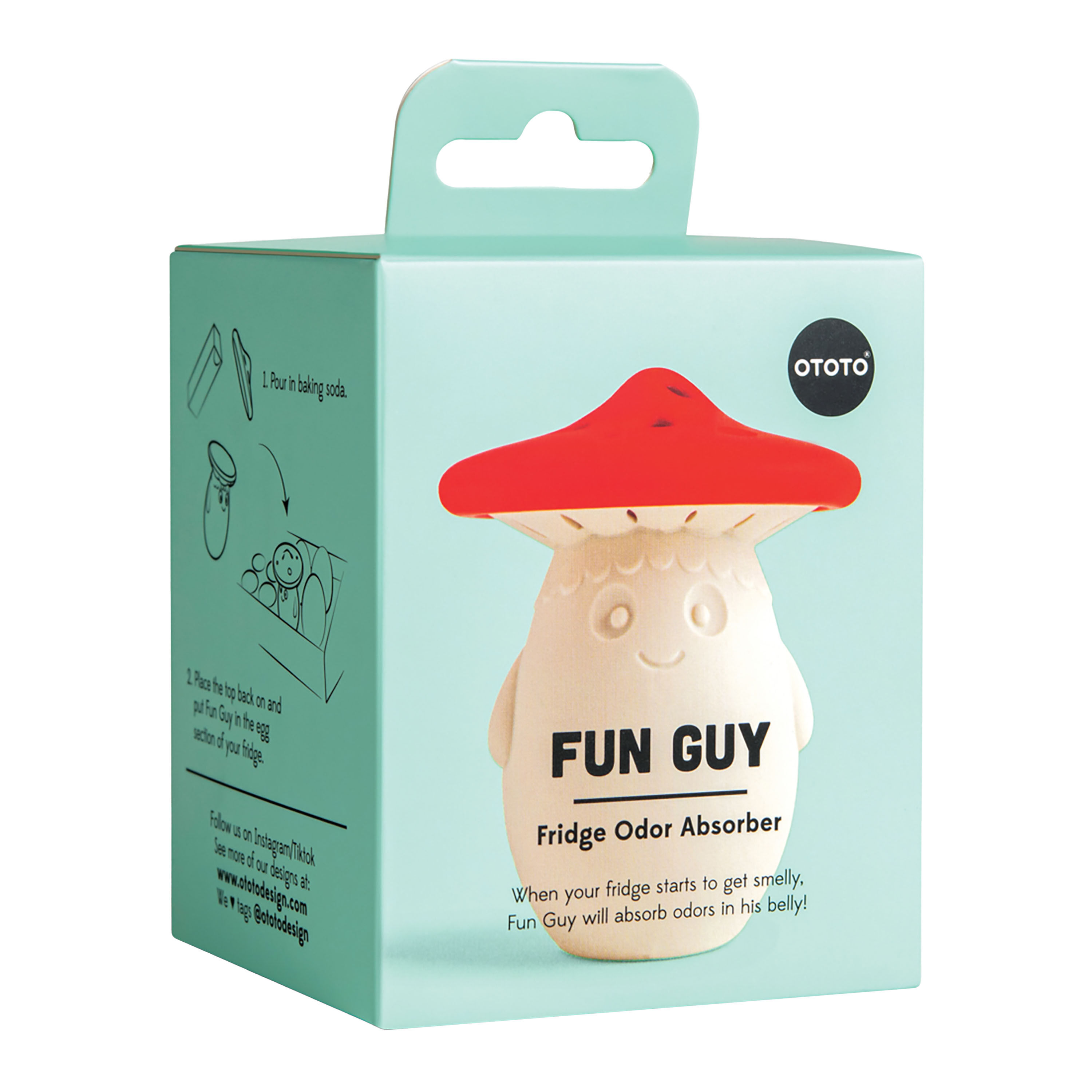 Ototo Fun Guy Silicone Mushroom Fridge Odor Absorber image number 1