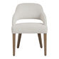 Killian Floating Cutout Back Upholstered Dining Armchair image number 2