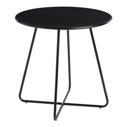 Monteria Round Steel X Base Outdoor Bistro Table
