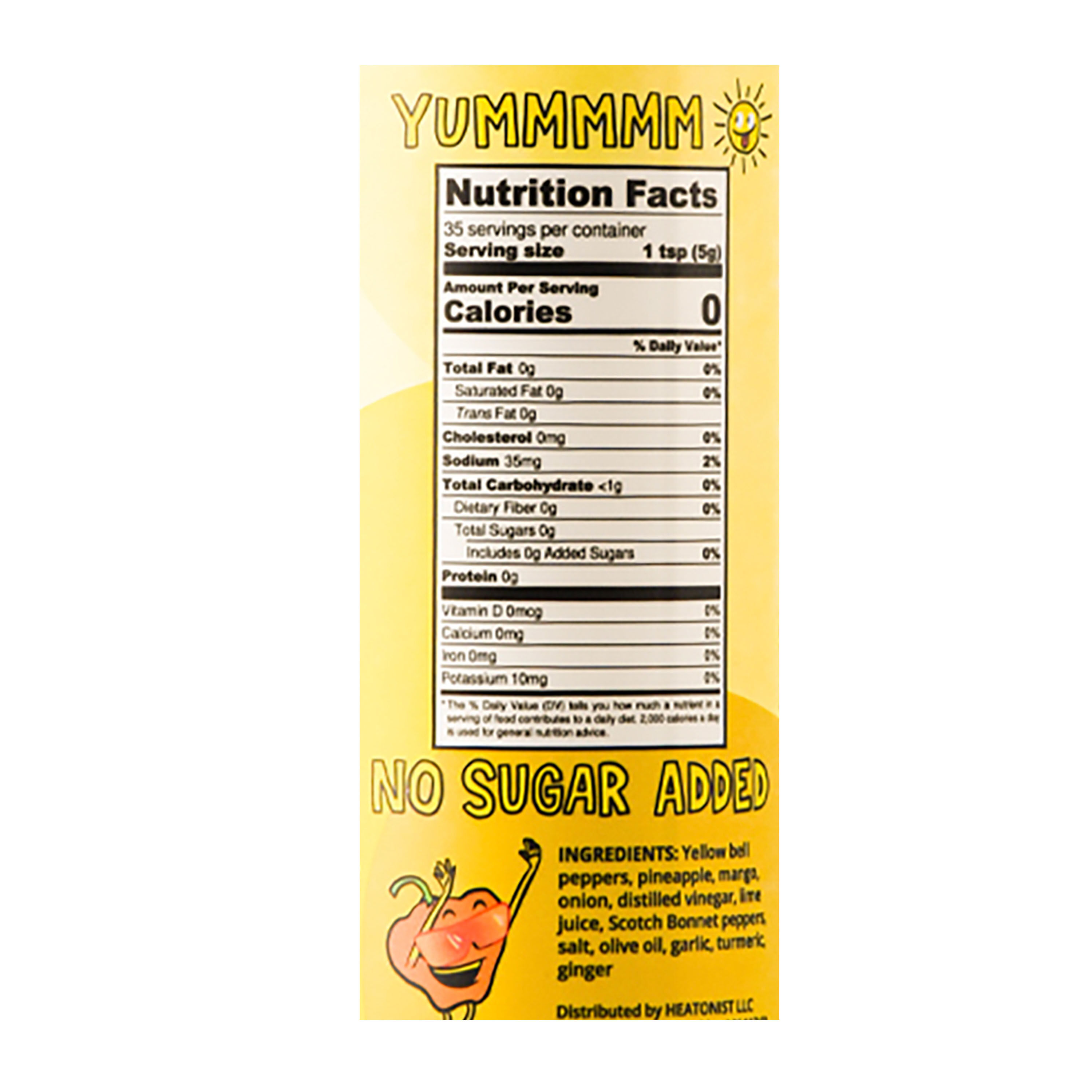 Heatonist Hot Ones Junior The Yellow Hot Sauce image number 1