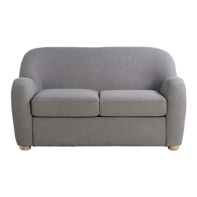 Harmony Boucle Swoop Arm Loveseat image number 3