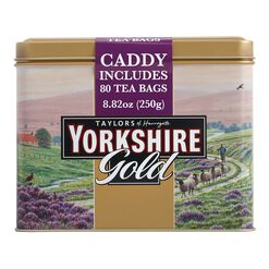 Yorkshire Gold Black Tea 80 Count with Caddy