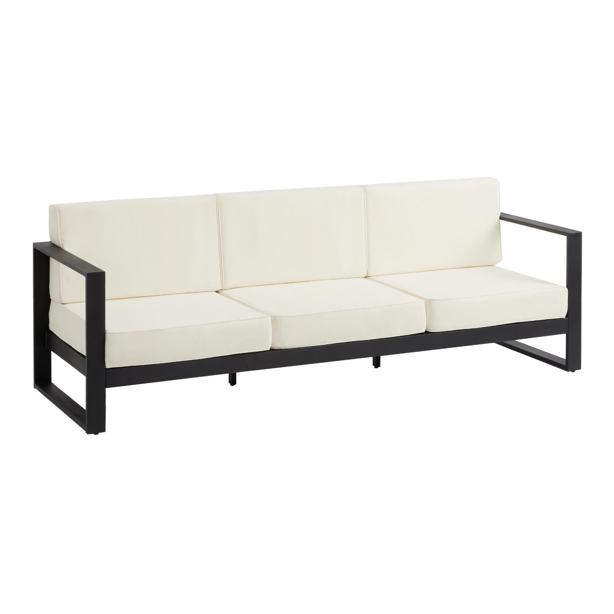 Segovia Black Metal Outdoor Furniture Collection