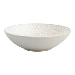 Avery Medium White Textured Bowl Set Of 4