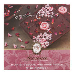 Laurence Dark Chocolate With Rose Petals Box