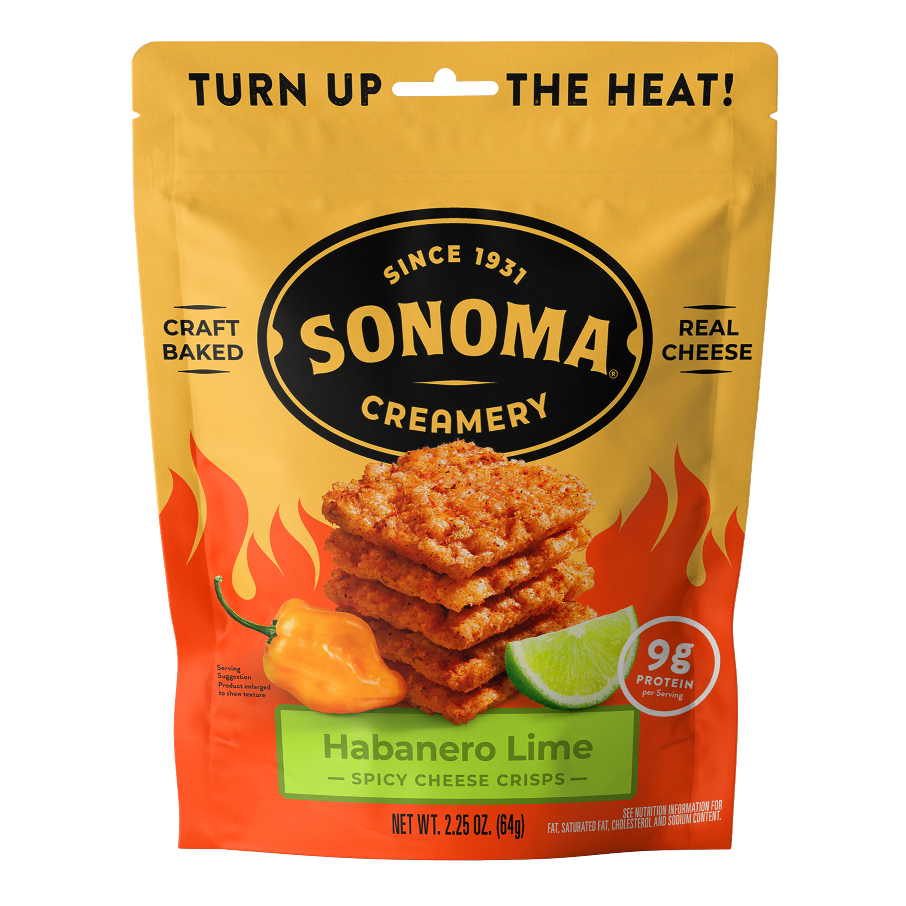 Sonoma Creamery Habanero Lime Cheese Crisps