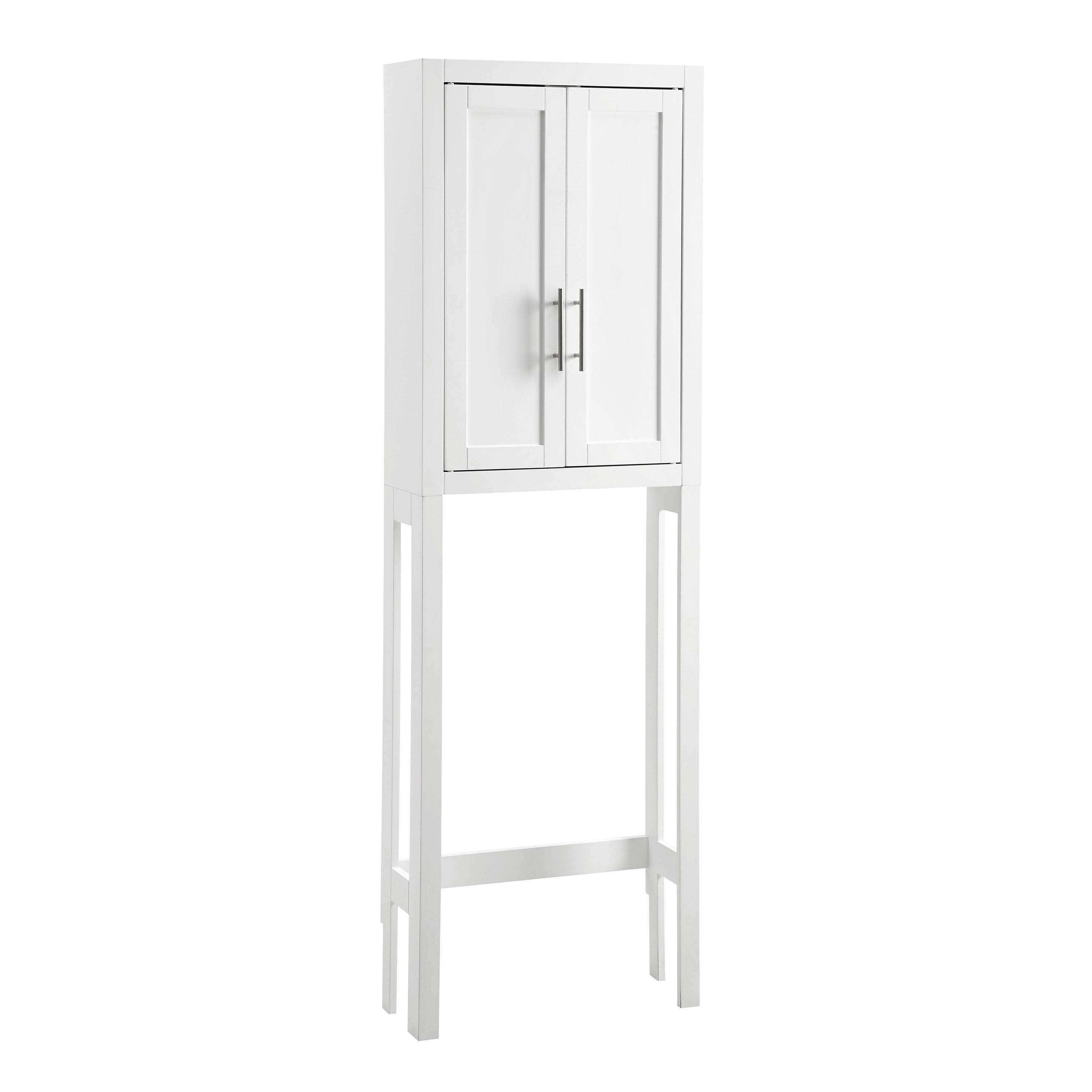Windport Tall White Bathroom Space Saver Cabinet World Market
