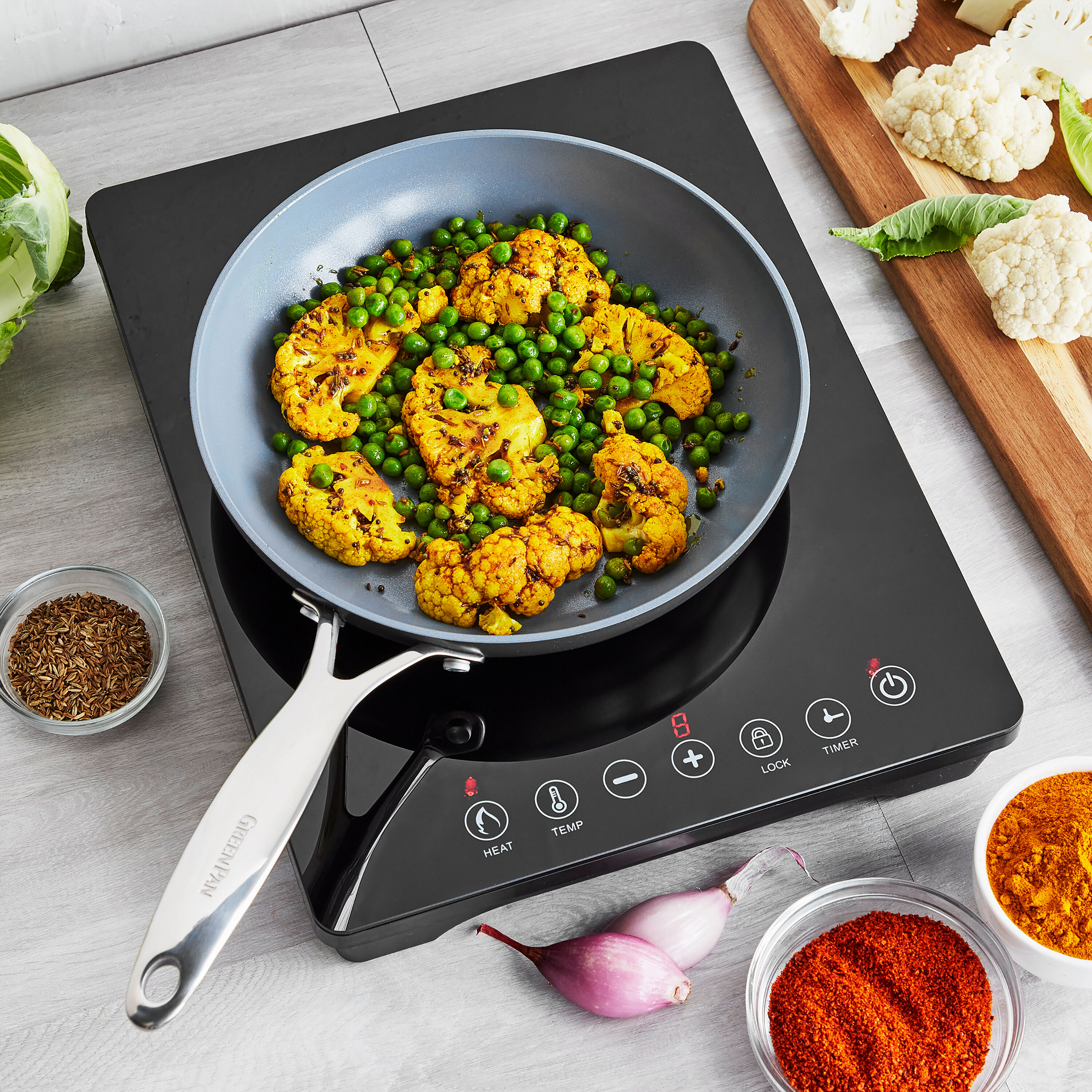 Large portable induction cooktop on sale
