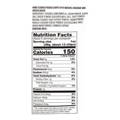 Burts Mature Cheddar & Green Onion Potato Chips Burts Mature Cheddar & Green Onion Potato Chips