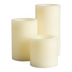 Ivory Flameless LED Pillar Candle