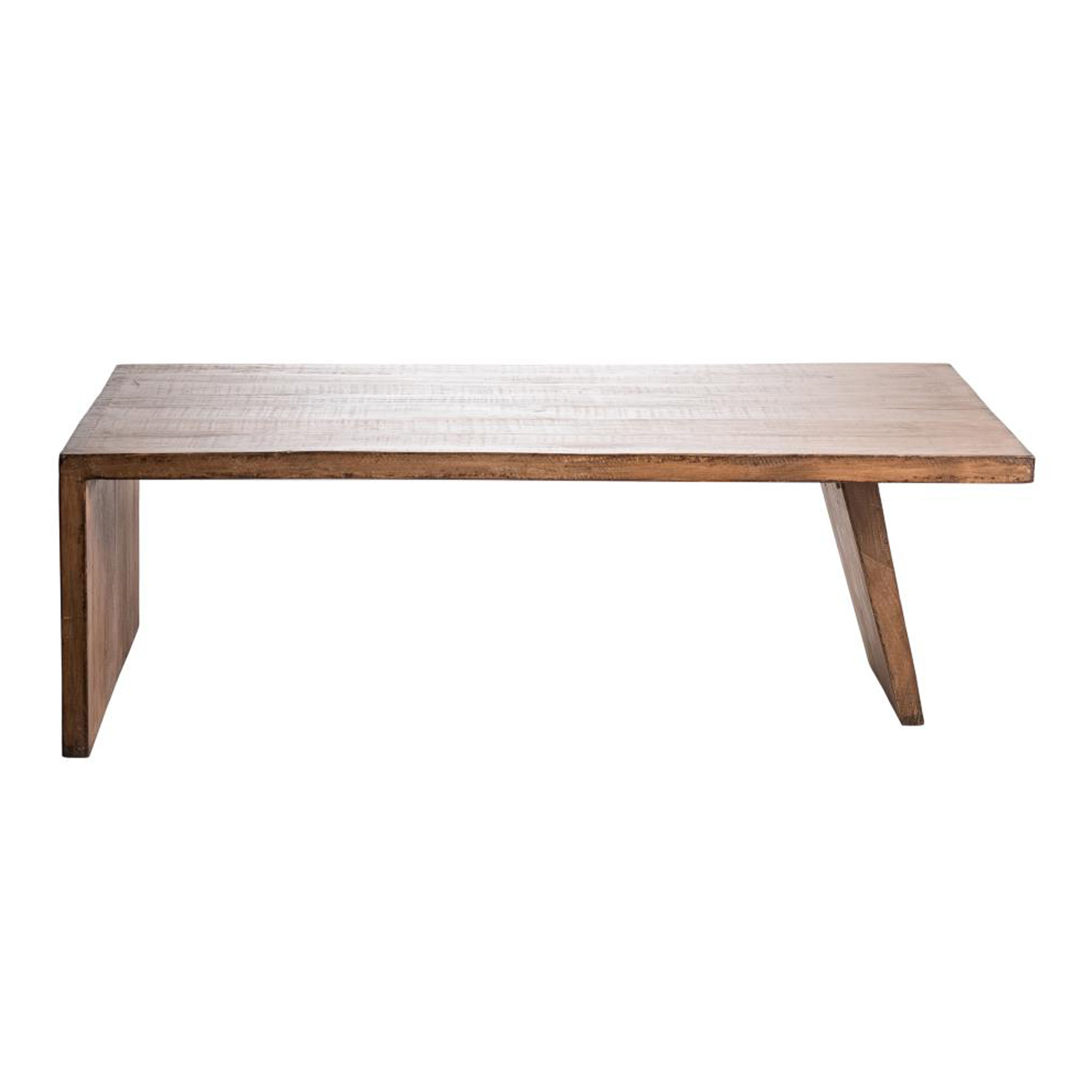 Regan Antique Reclaimed Wood Asymmetrical Coffee Table World Market