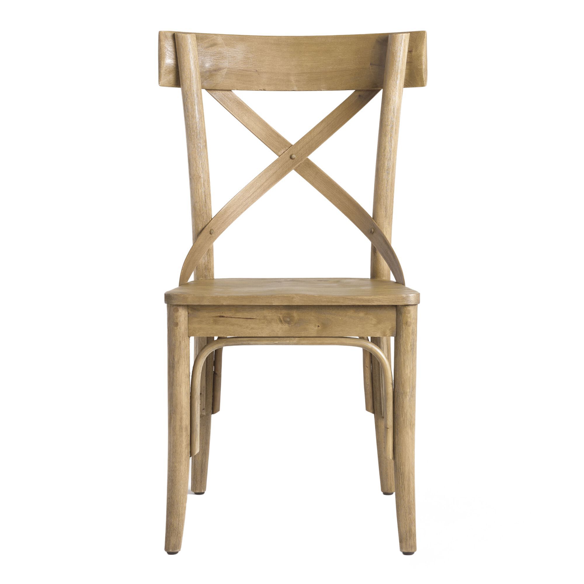Bistro Distressed Wood Dining Chair Set of 2 World Market