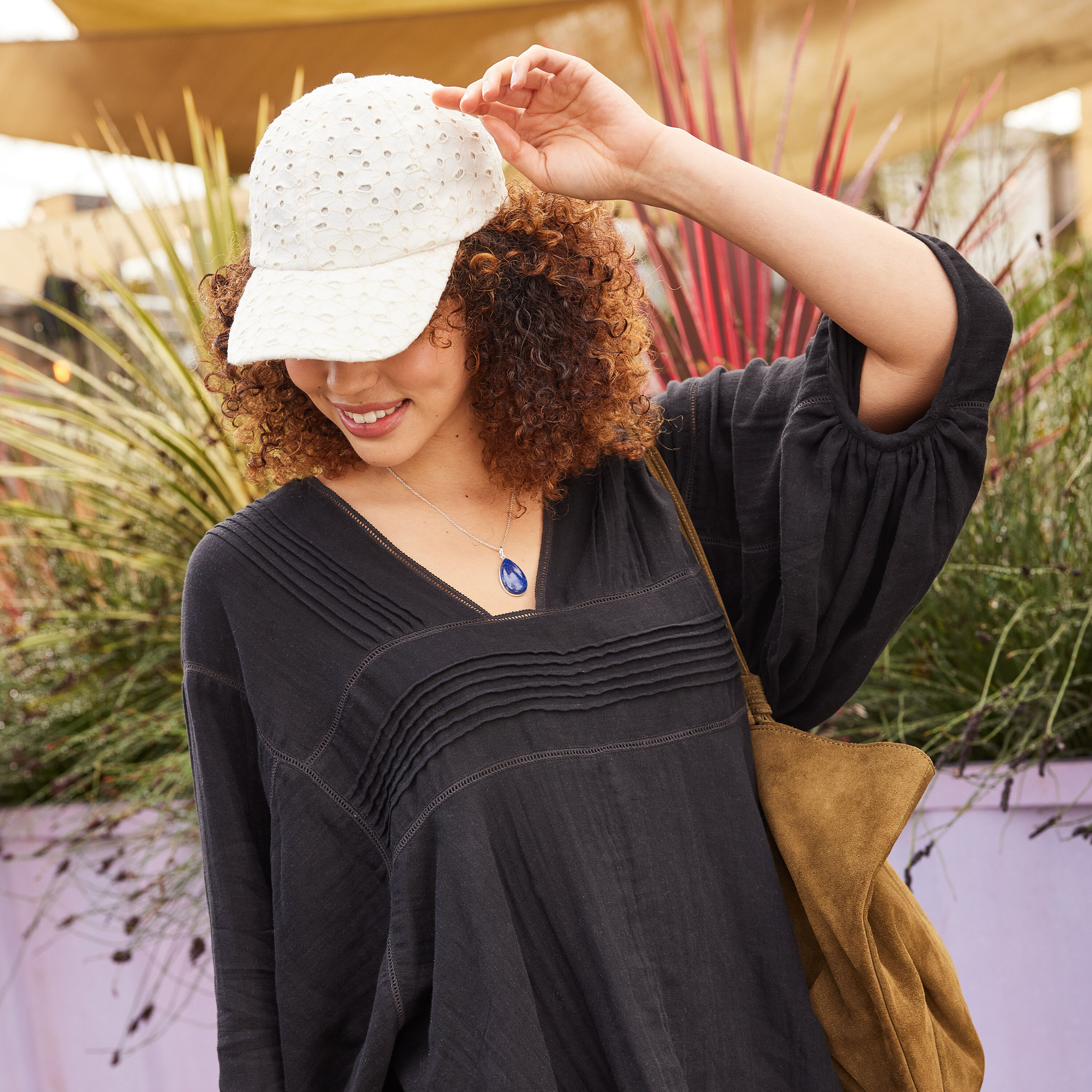 Eyelet baseball cap shop