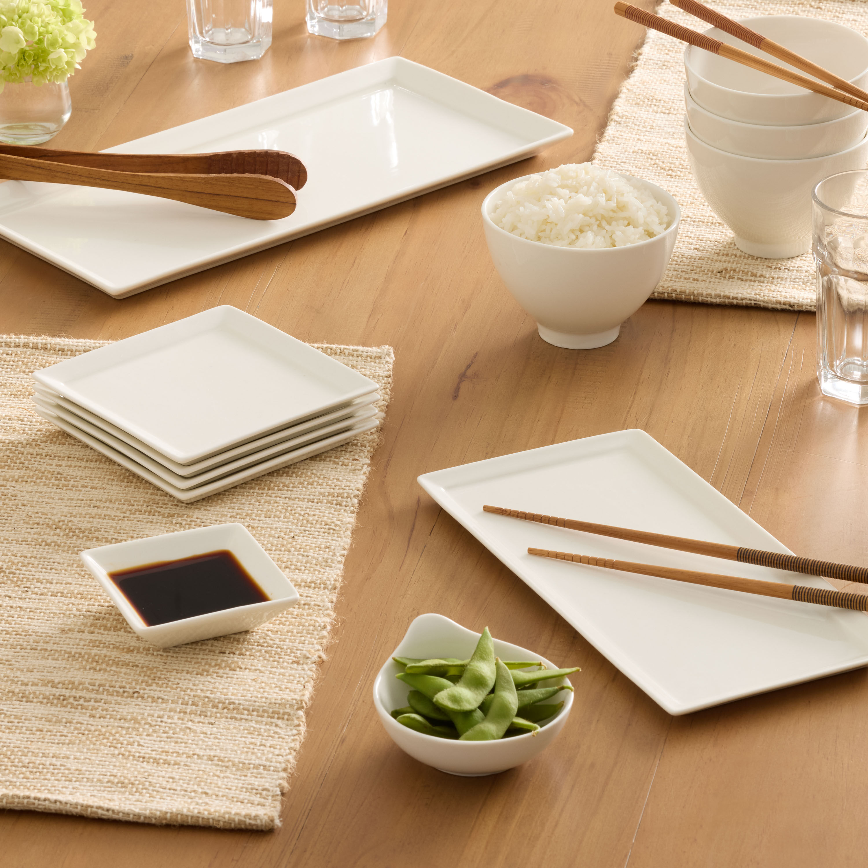 Rectangular porcelain plates hotsell