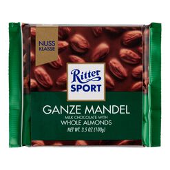 Ritter Sport Whole Almond Milk Chocolate Bar
