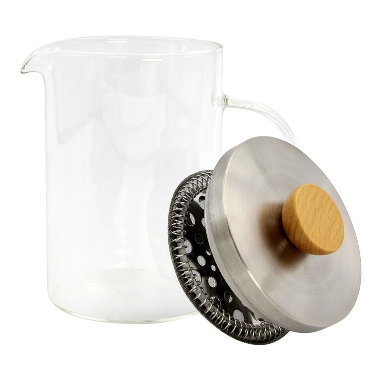 Glowing Diamond Glass Tea pot with Fine Mesh Stainless Steel