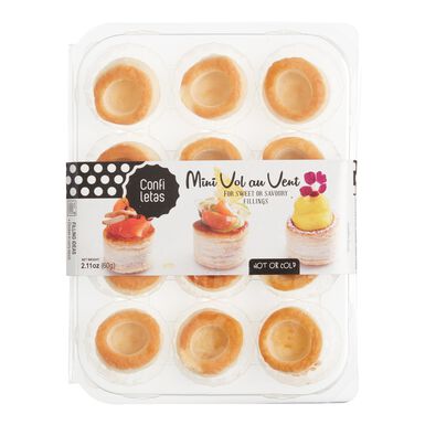 Confiletas Mini Puff Tart Shells 12 Piece Confiletas Mini Puff Tart Shells 12 Piece