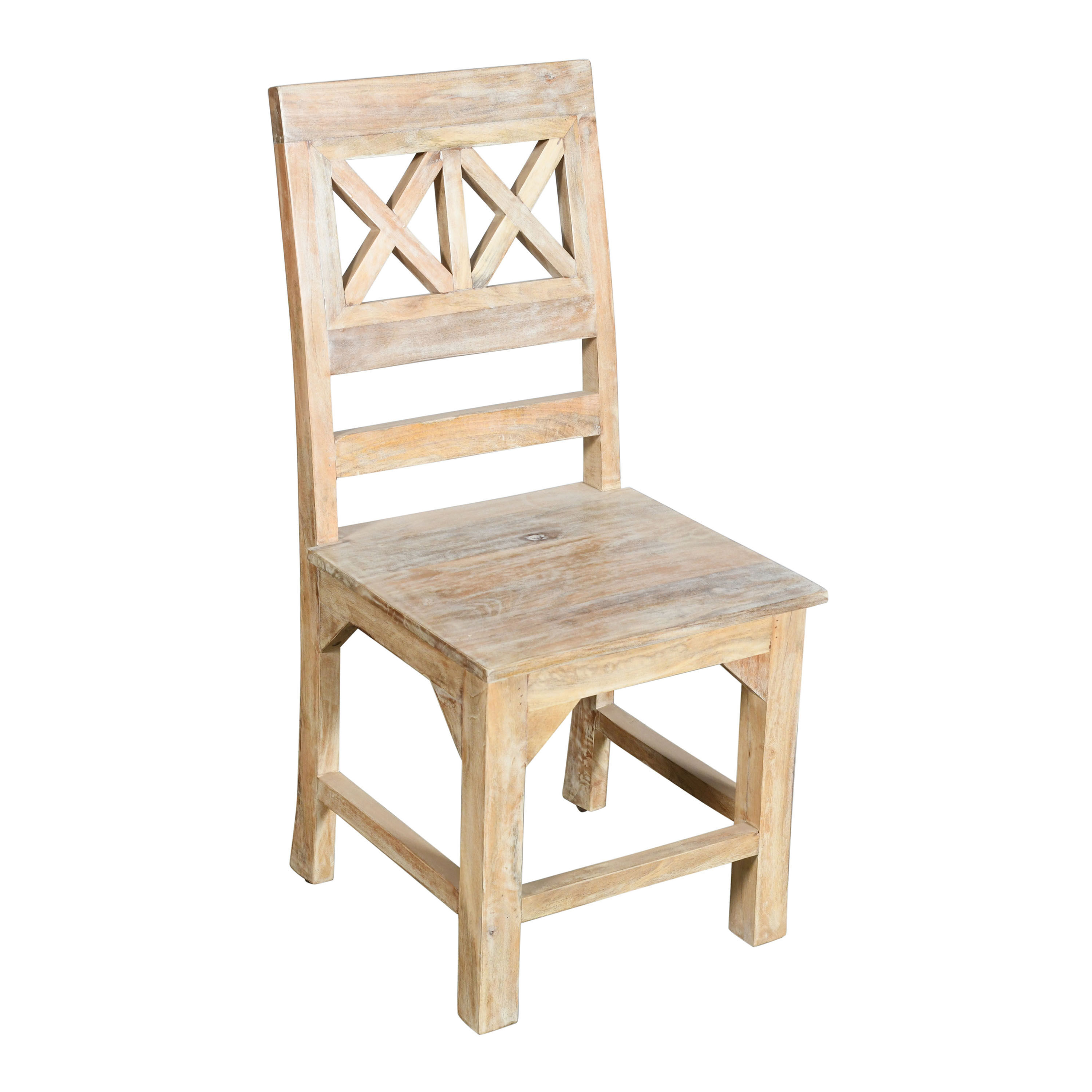Bistro Distressed Wood Dining Chair Set of 2 World Market