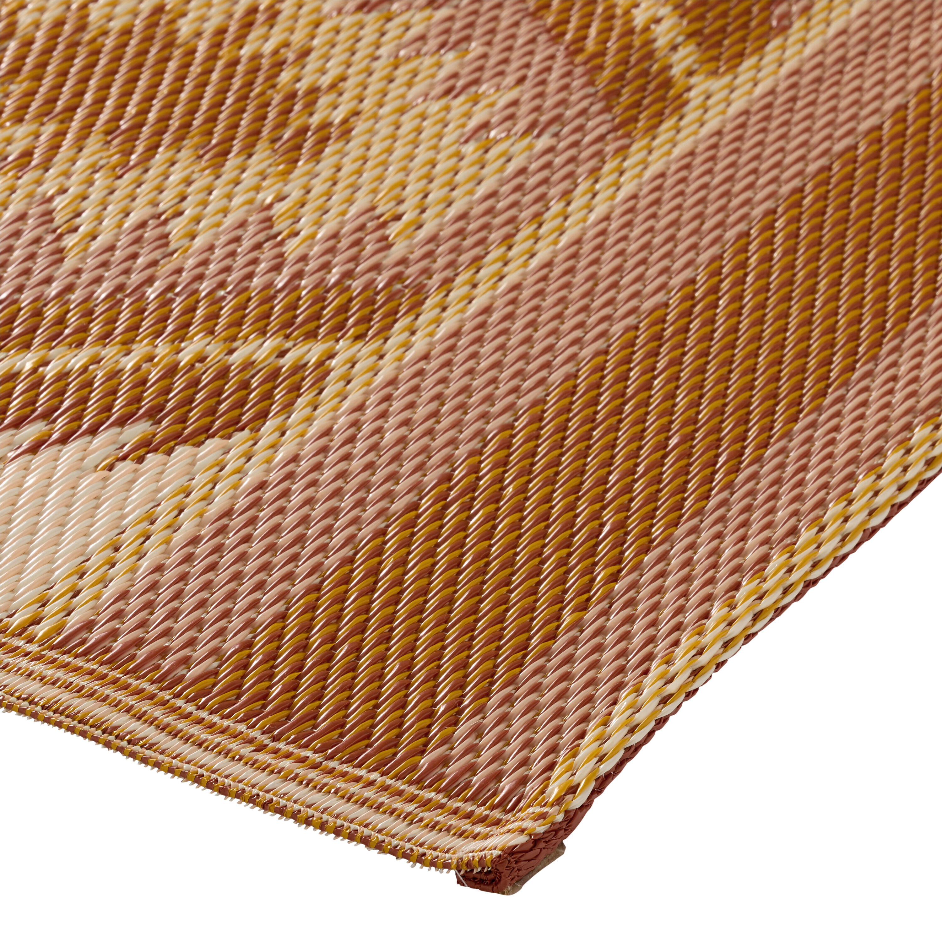 Rio Terracotta Kilim Reversible Indoor Outdoor Floor Mat image number 3