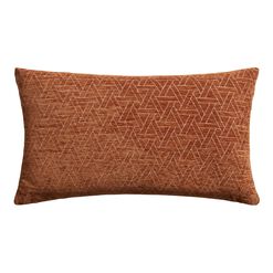 Chenille Abstract Geo Lumbar Pillow