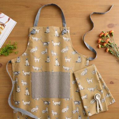 Vintage Animal Print Kitchen Linen Collection Vintage Animal Print Kitchen Linen Collection