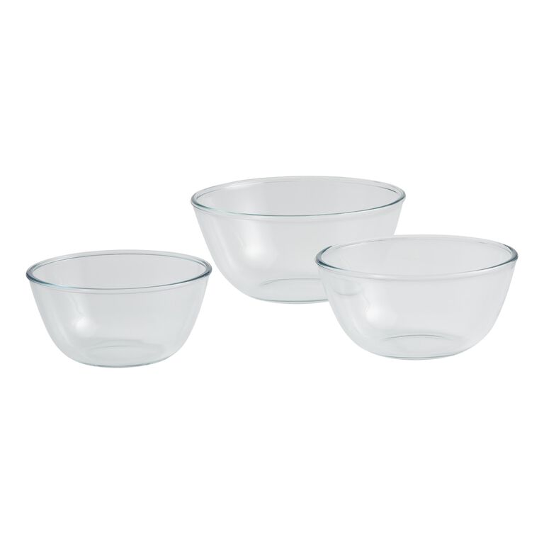 Dokaworld Glass Mixing Bowls - Nesting Bowls - Cute Collapsible