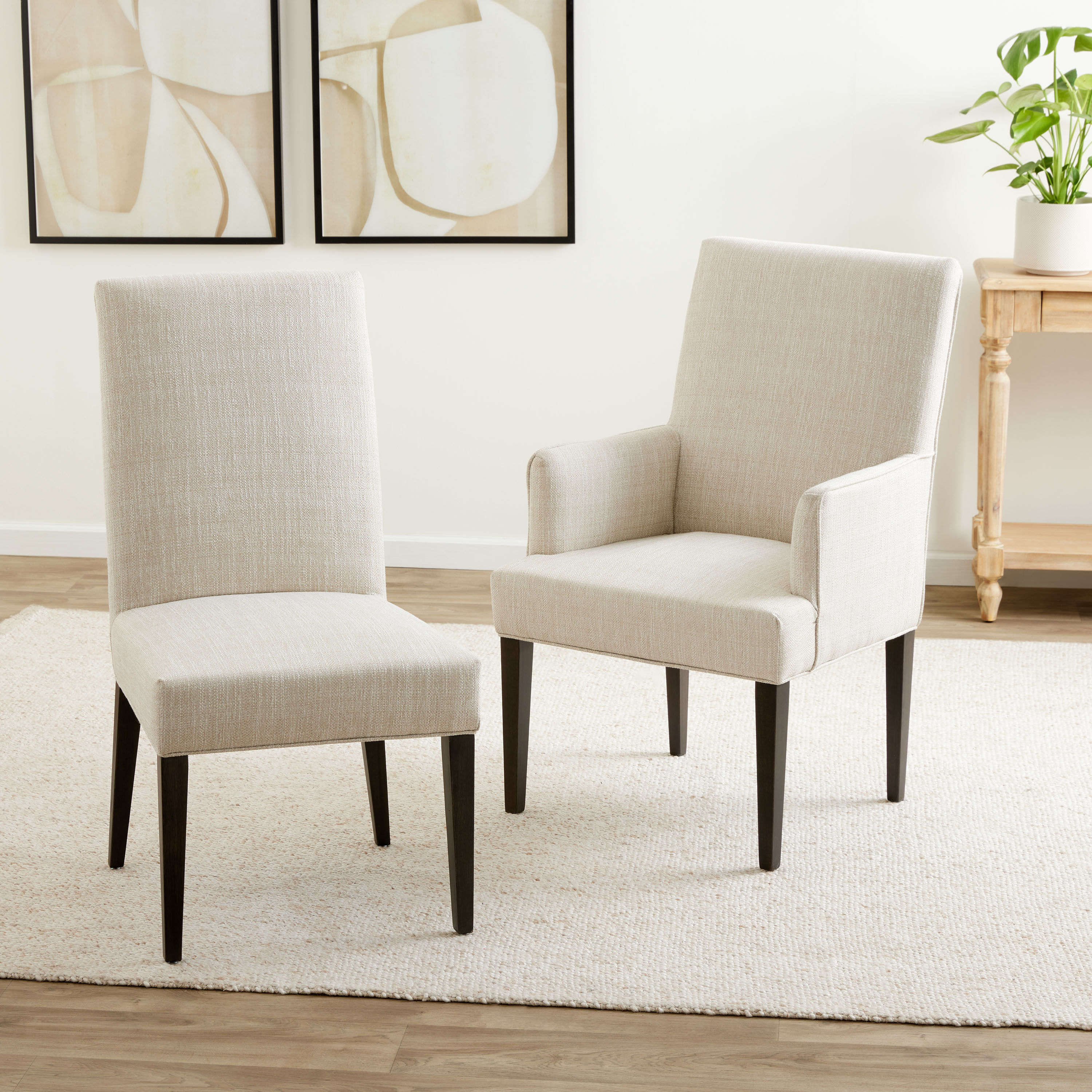 Bridget Upholstered Dining Chair Set of 2 image number 1