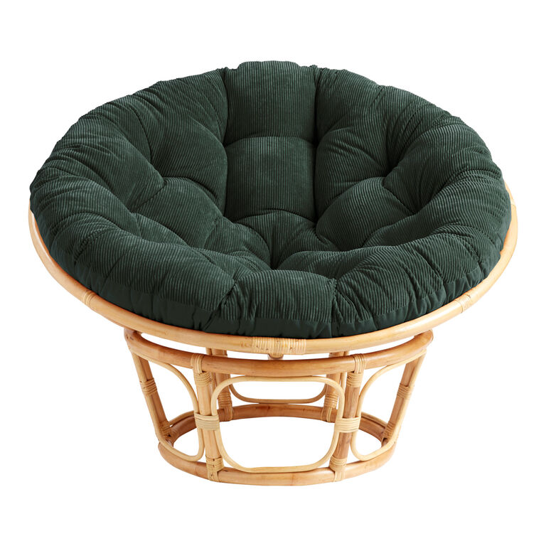 Papasan Chair Frame and Corduroy Cushion Collection image number 4