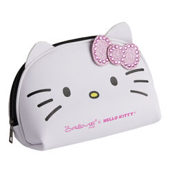 Creme Shop Hello Kitty White Faux Leather Makeup Bag