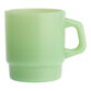 Milk Glass Retro Stackable Mug image number 0