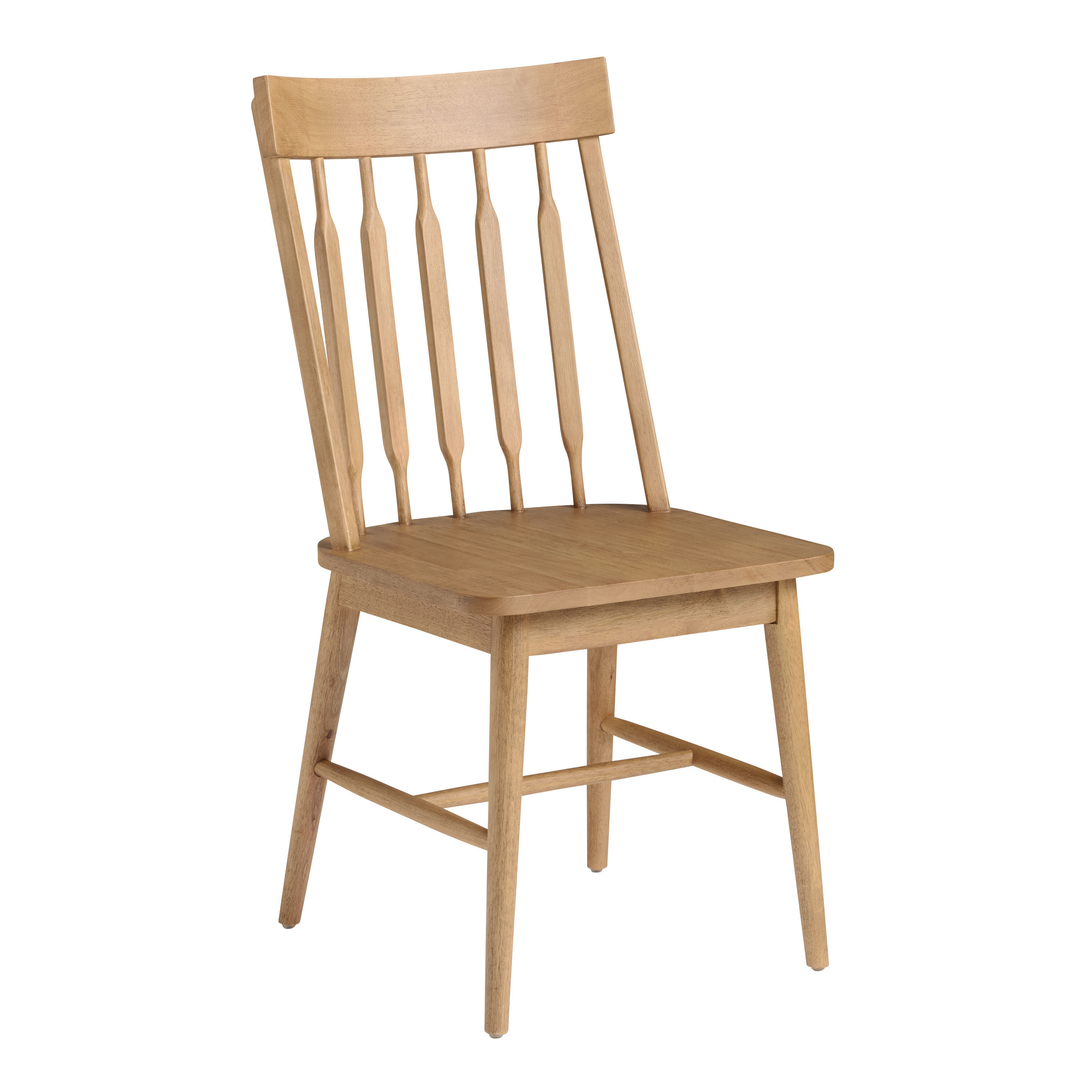 Emerson Brushed Golden Oak Farmhouse Dining Chair Set of 2 image number 0