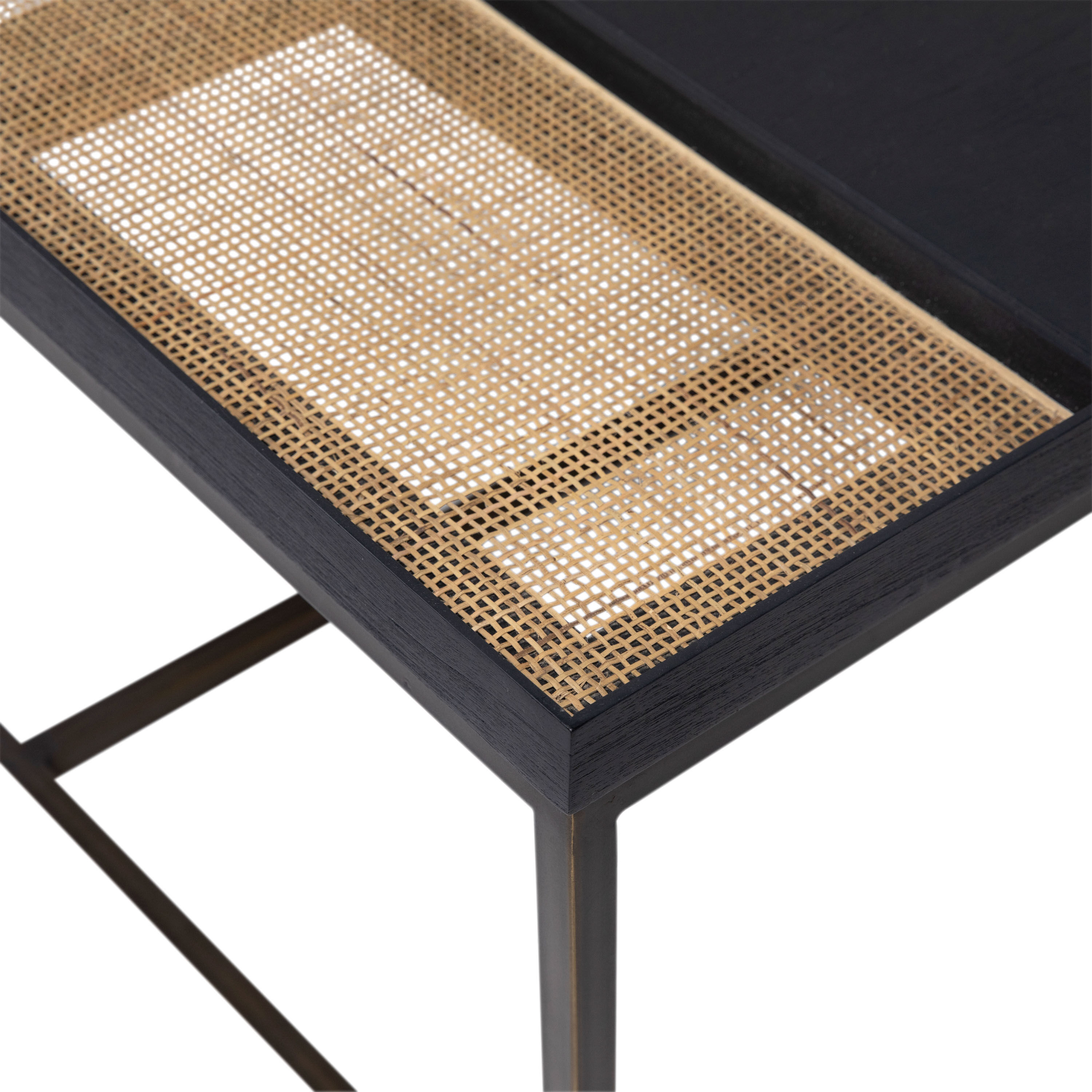 World market rattan coffee clearance table