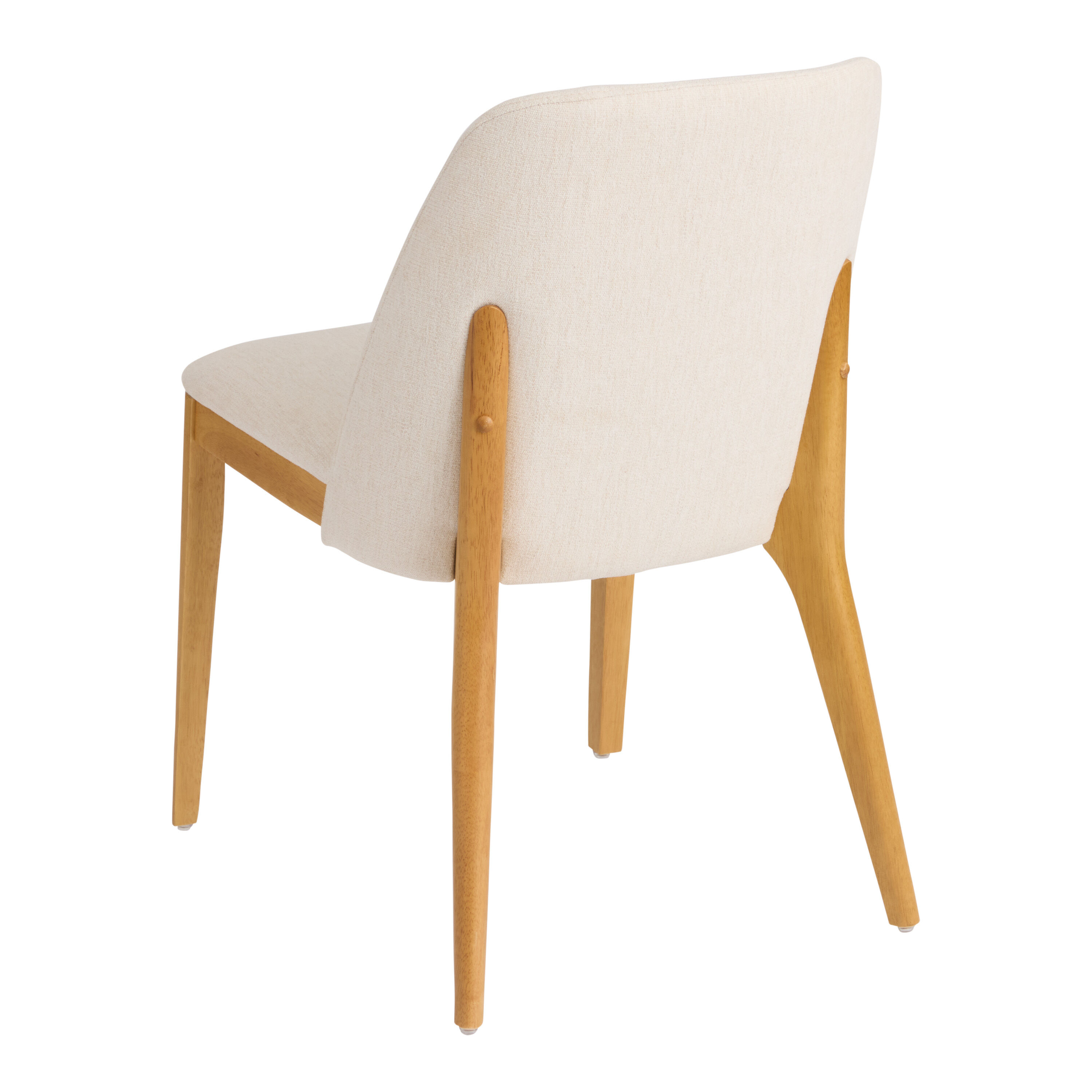 Maliyah Exposed Wood Upholstered Dining Chair Set of 2 World Market