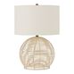 Marta Natural Open Weave Rattan Table Lamp image number 1