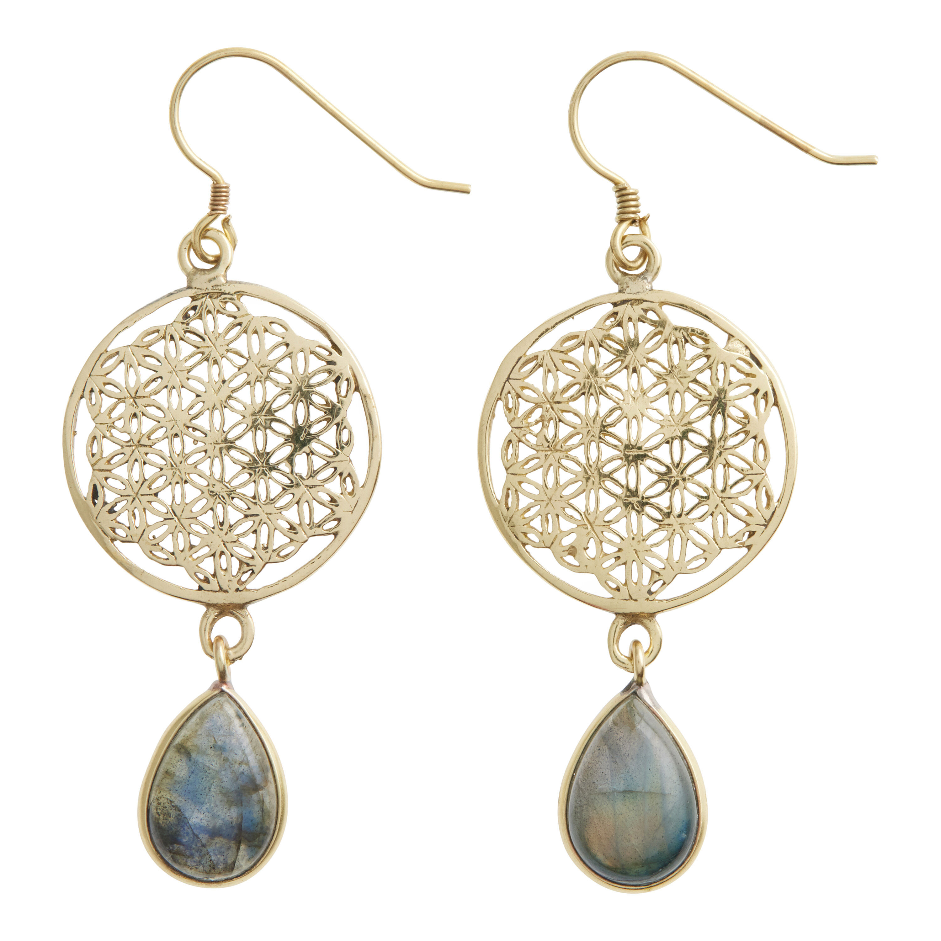 Mesh drop earrings sale